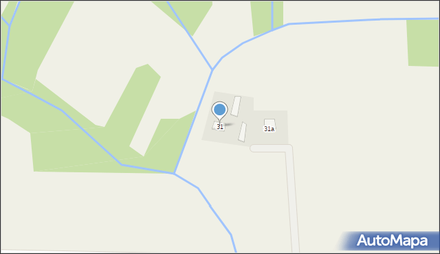 Stare Wrońska, Stare Wrońska, 31, mapa Stare Wrońska