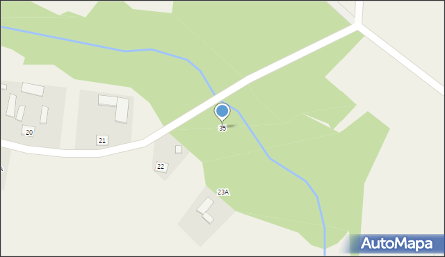 Stare Wrońska, Stare Wrońska, 35, mapa Stare Wrońska