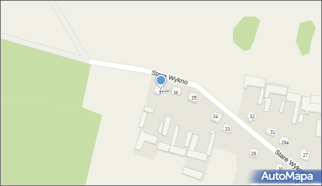 Stare Wykno, Stare Wykno, 37, mapa Stare Wykno