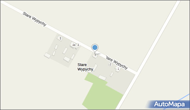 Stare Wypychy, Stare Wypychy, 3, mapa Stare Wypychy