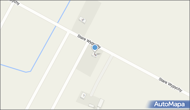 Stare Wypychy, Stare Wypychy, 7a, mapa Stare Wypychy