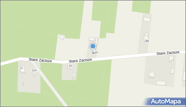 Stare Zacisze, Stare Zacisze, 19, mapa Stare Zacisze