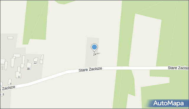 Stare Zacisze, Stare Zacisze, 1A, mapa Stare Zacisze