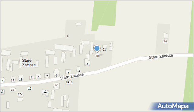 Stare Zacisze, Stare Zacisze, 3B, mapa Stare Zacisze