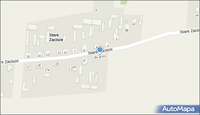 Stare Zacisze, Stare Zacisze, 8, mapa Stare Zacisze