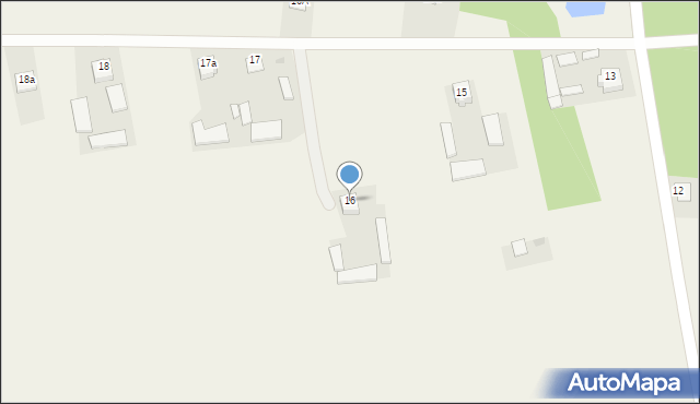 Stare Zadybie, Stare Zadybie, 16, mapa Stare Zadybie