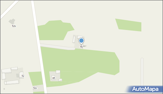 Stare Zadybie, Stare Zadybie, 51, mapa Stare Zadybie