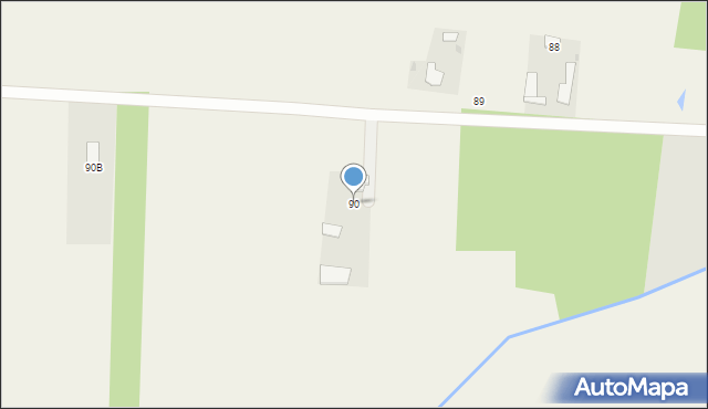 Stare Zadybie, Stare Zadybie, 90, mapa Stare Zadybie