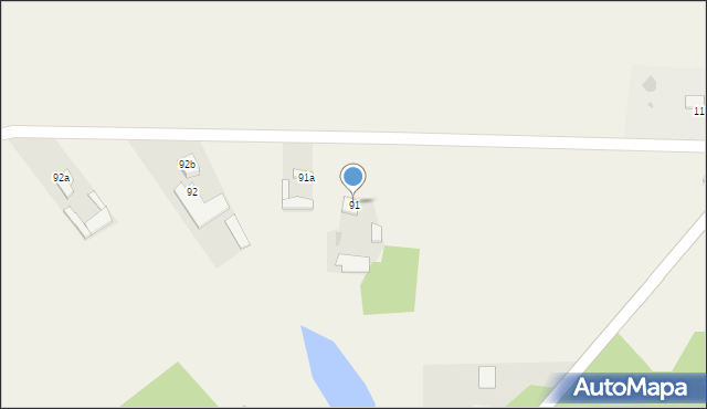 Stare Zadybie, Stare Zadybie, 91, mapa Stare Zadybie