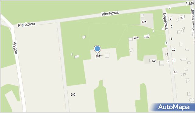 Stare Załubice, Stare Załubice, 16E, mapa Stare Załubice