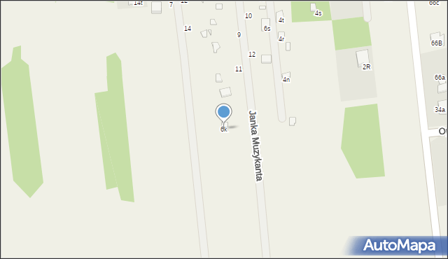 Stare Załubice, Stare Załubice, 6k, mapa Stare Załubice