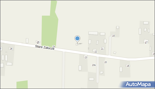 Stare Załucze, Stare Załucze, 22b, mapa Stare Załucze