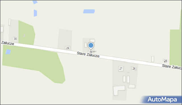 Stare Załucze, Stare Załucze, 28, mapa Stare Załucze