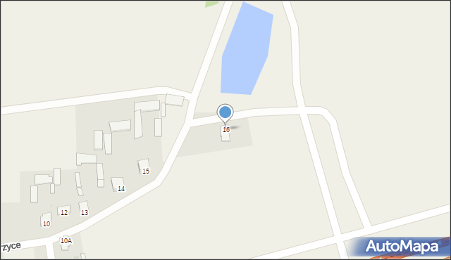 Stare Zambrzyce, Stare Zambrzyce, 16, mapa Stare Zambrzyce