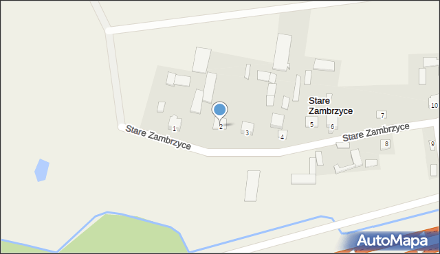 Stare Zambrzyce, Stare Zambrzyce, 2, mapa Stare Zambrzyce
