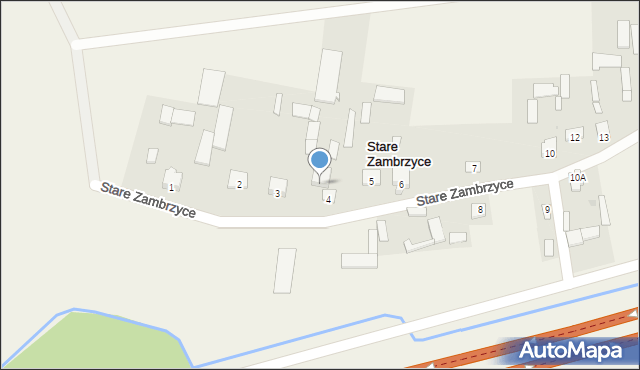 Stare Zambrzyce, Stare Zambrzyce, 4A, mapa Stare Zambrzyce