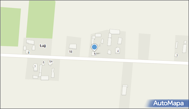 Stare Zawady, Stare Zawady, 5, mapa Stare Zawady