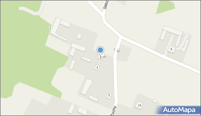 Stare Żochy, Stare Żochy, 3, mapa Stare Żochy