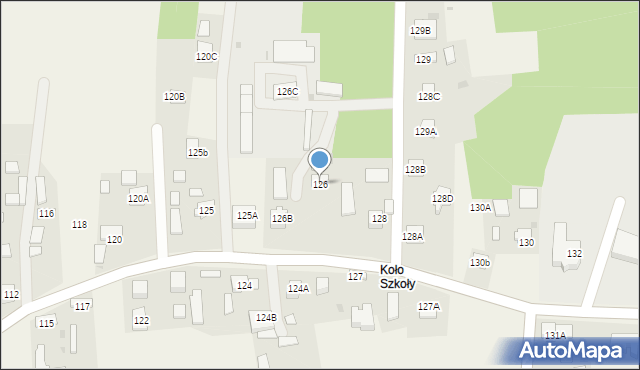 Stare Żukowice, Stare Żukowice, 126, mapa Stare Żukowice