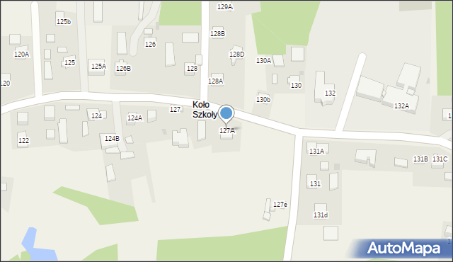 Stare Żukowice, Stare Żukowice, 127A, mapa Stare Żukowice
