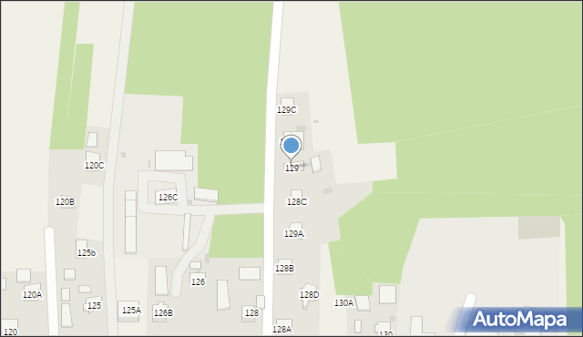 Stare Żukowice, Stare Żukowice, 129, mapa Stare Żukowice