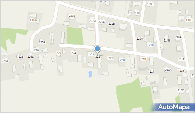 Stare Żukowice, Stare Żukowice, 222, mapa Stare Żukowice