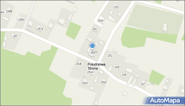 Stare Żukowice, Stare Żukowice, 252, mapa Stare Żukowice