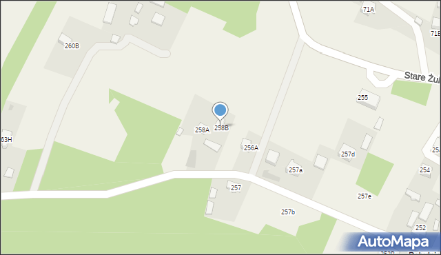 Stare Żukowice, Stare Żukowice, 258B, mapa Stare Żukowice