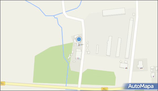 Starężyn, Starężyn, 10, mapa Starężyn