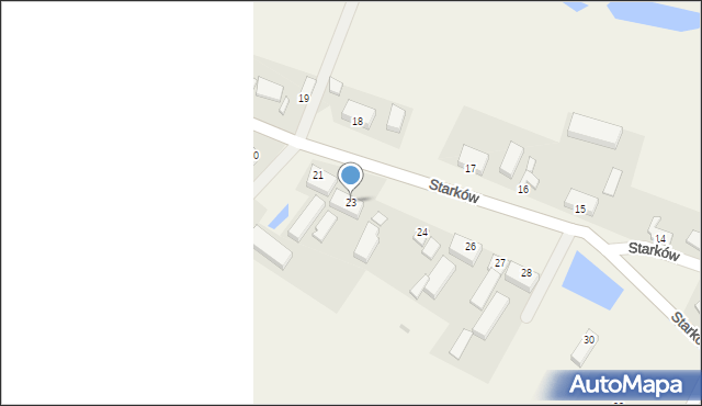 Starków, Starków, 23, mapa Starków