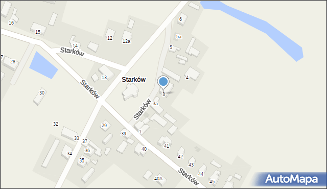 Starków, Starków, 3, mapa Starków