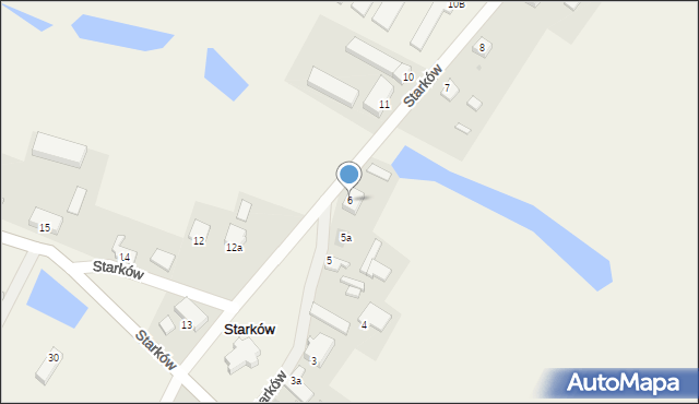 Starków, Starków, 6, mapa Starków