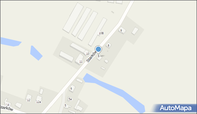Starków, Starków, 7, mapa Starków