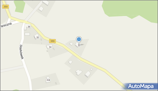 Starkówek, Starkówek, 33, mapa Starkówek
