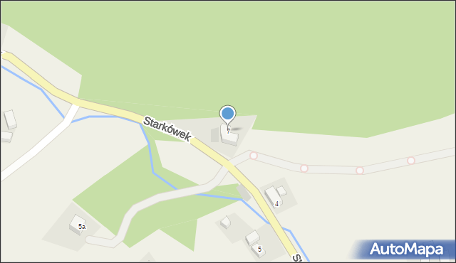 Starkówek, Starkówek, 7, mapa Starkówek