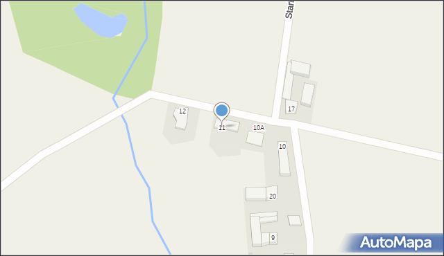 Starkówiec, Starkówiec, 11, mapa Starkówiec