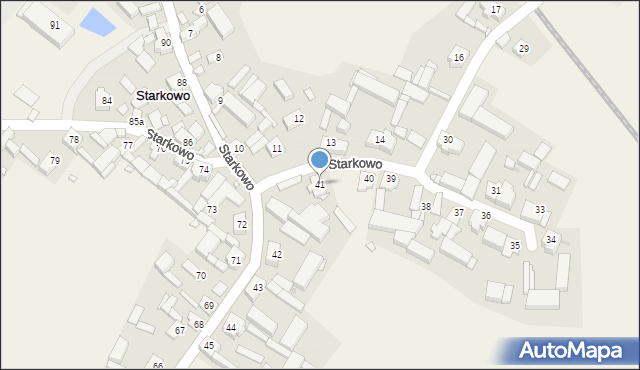 Starkowo, Starkowo, 41, mapa Starkowo