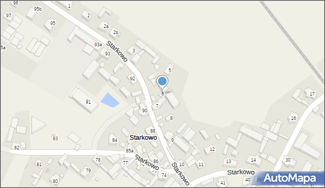 Starkowo, Starkowo, 6, mapa Starkowo