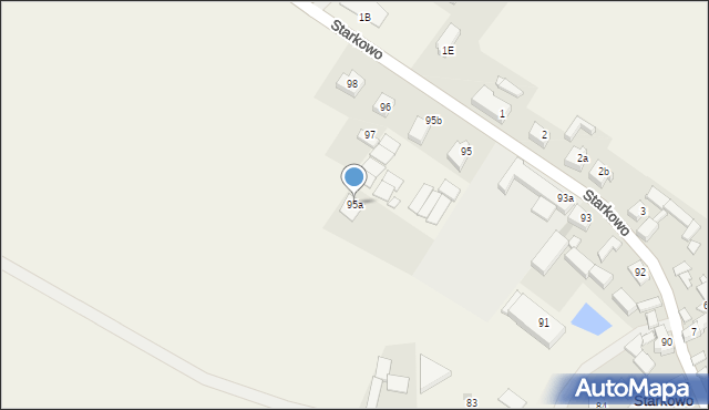 Starkowo, Starkowo, 95a, mapa Starkowo