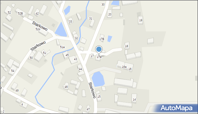 Starkowo, Starkowo, 17a, mapa Starkowo