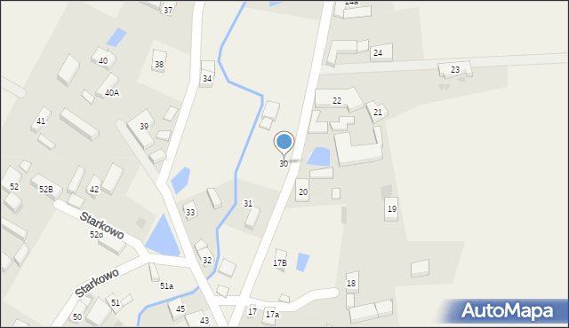 Starkowo, Starkowo, 30, mapa Starkowo