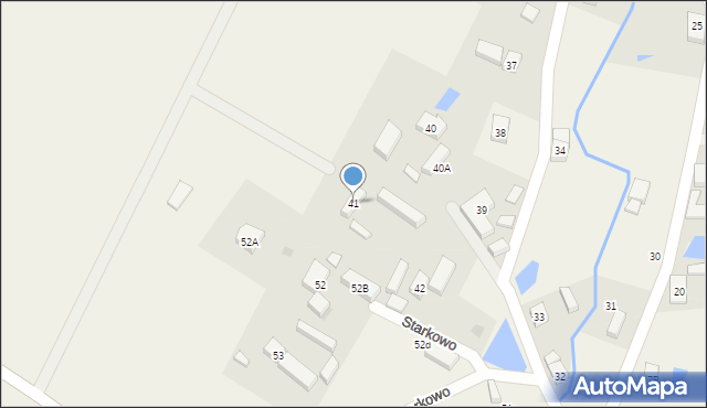 Starkowo, Starkowo, 41, mapa Starkowo