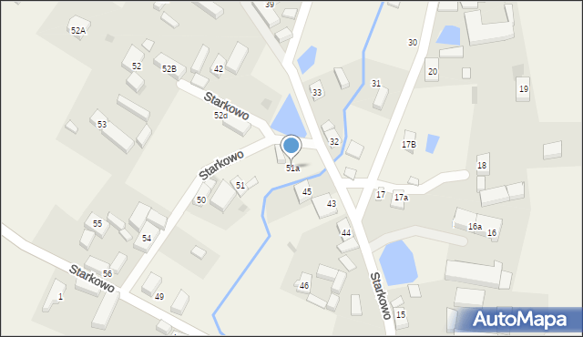 Starkowo, Starkowo, 51a, mapa Starkowo