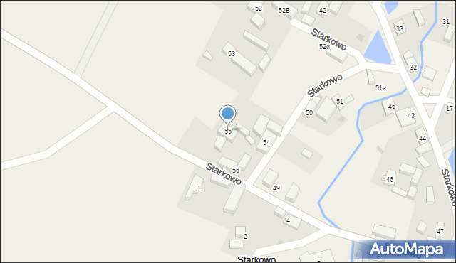 Starkowo, Starkowo, 55, mapa Starkowo