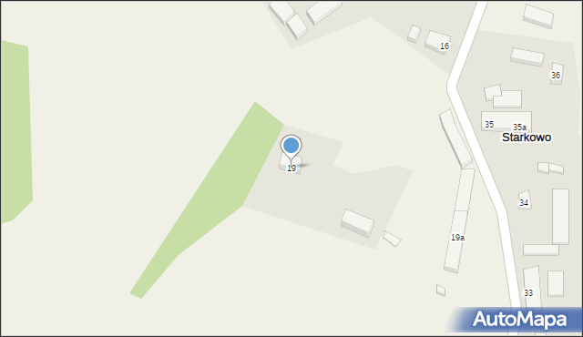 Starkowo, Starkowo, 19, mapa Starkowo