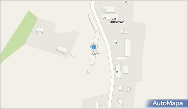 Starkowo, Starkowo, 19a, mapa Starkowo