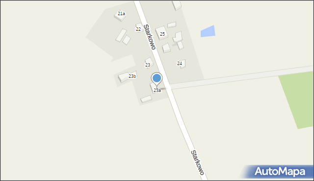 Starkowo, Starkowo, 23a, mapa Starkowo