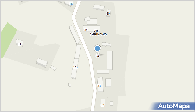 Starkowo, Starkowo, 34, mapa Starkowo