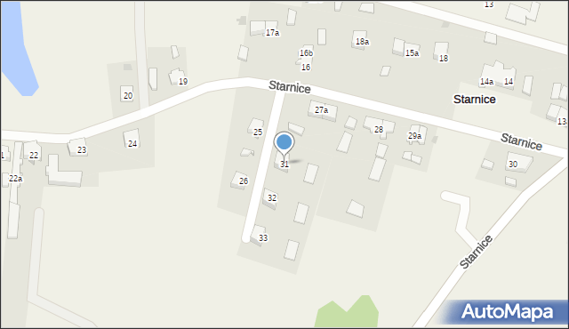 Starnice, Starnice, 31, mapa Starnice