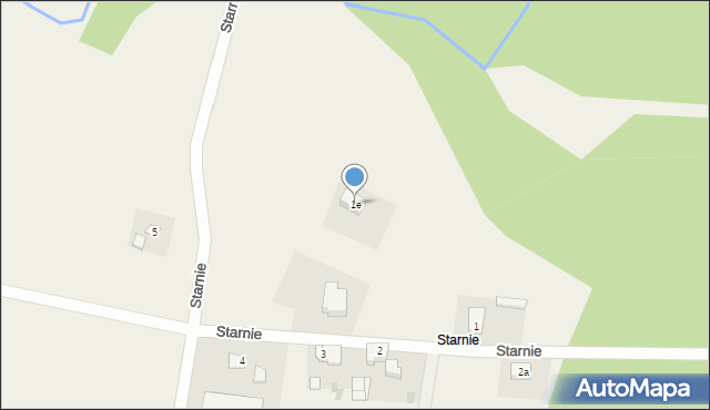 Starnie, Starnie, 1e, mapa Starnie